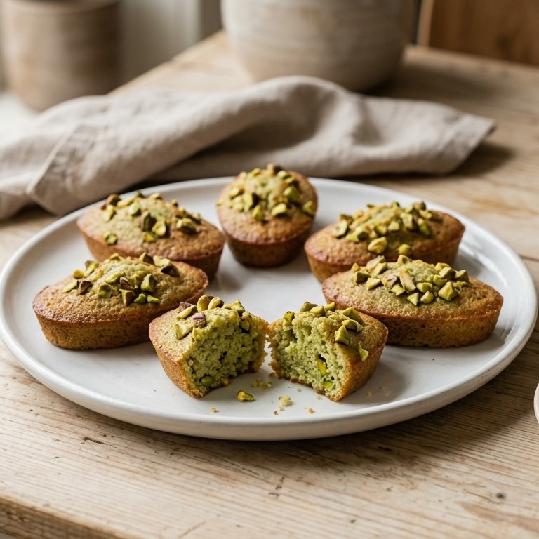 Pistache-cakejes recept