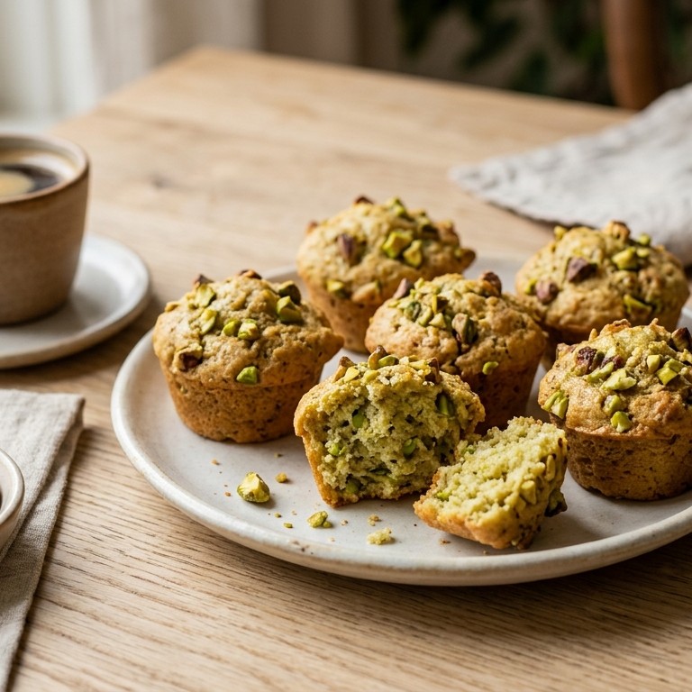 Pistache muffins mini recept