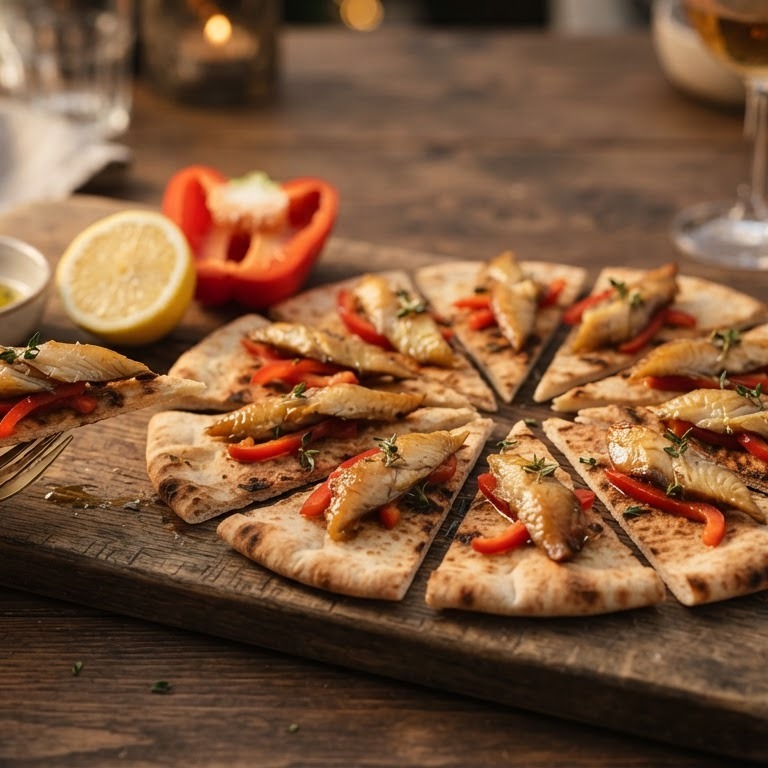 Pitapuntjes met paling recept