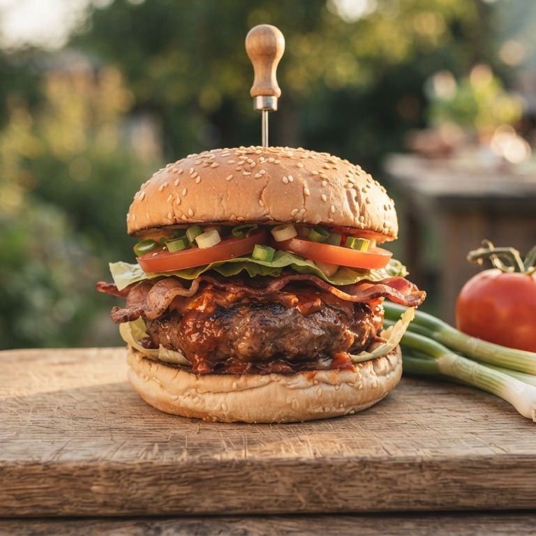 Pittig  broodje hamburger recept