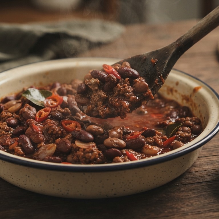 Pittige bonenschotel recept