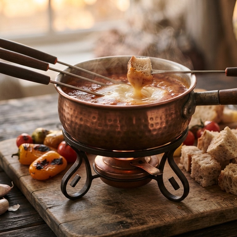 Pittige bouillonfondue recept