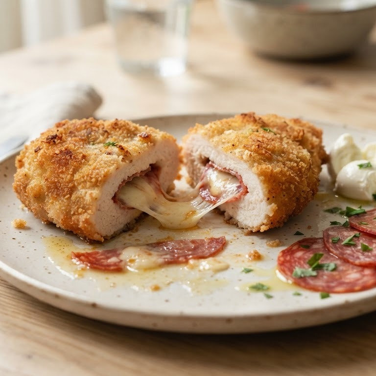 Pittige cordon bleu recept