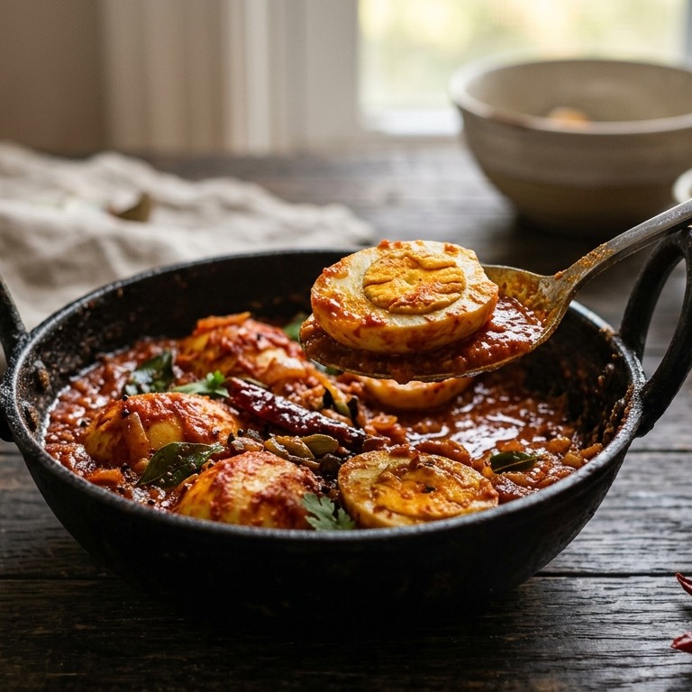 Pittige eieren recept