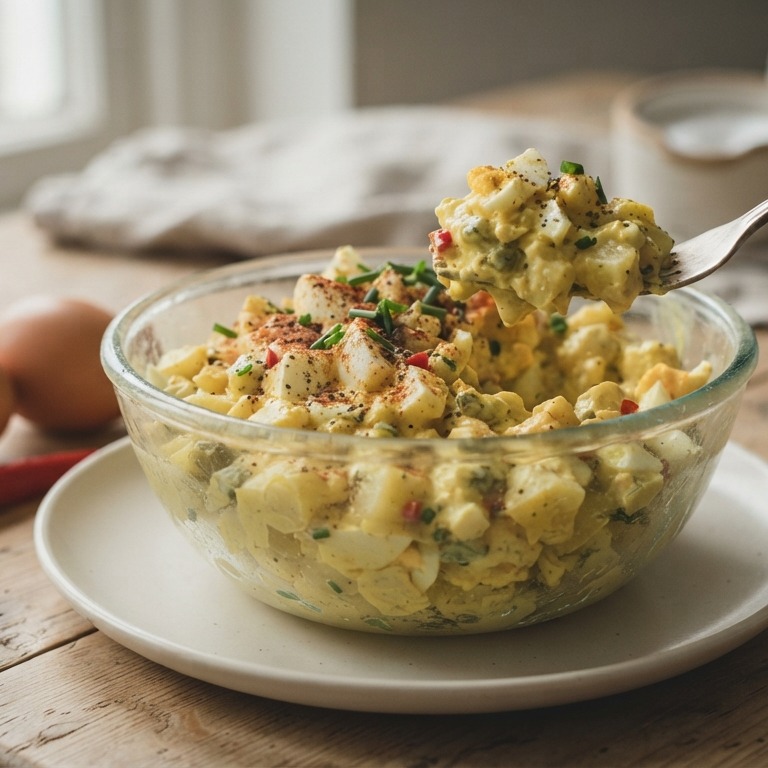 Pittige eiersalade recept