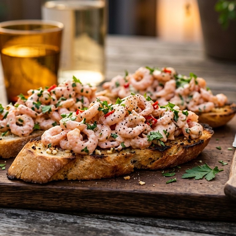 Pittige garnalensalade recept