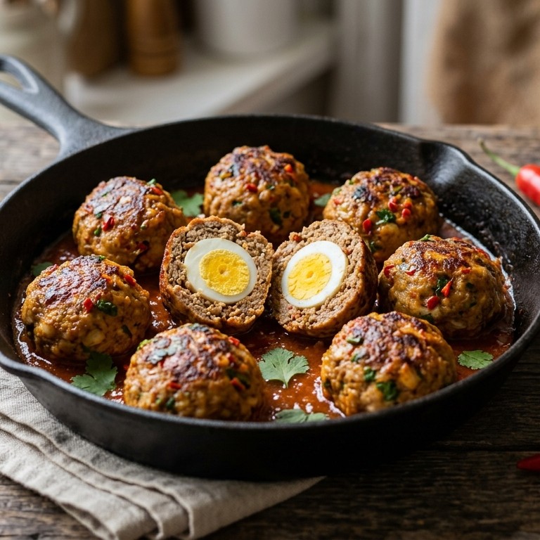 Pittige gehaktballen recept