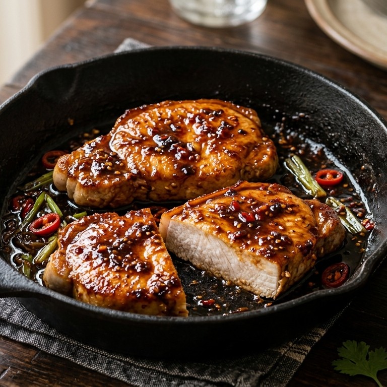 Pittige karbonaadjes recept