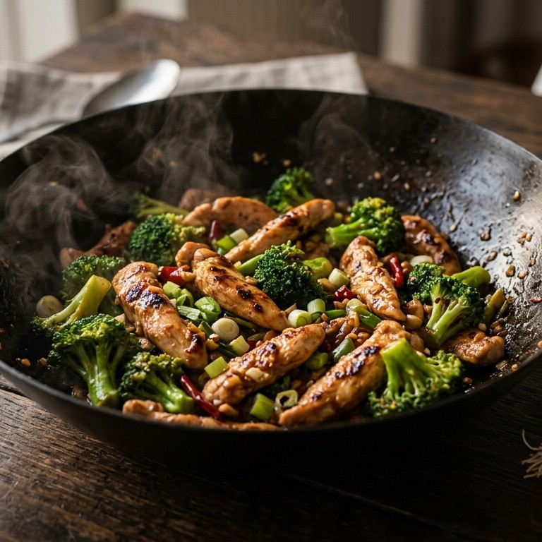 Pittige kip en broccoli recept
