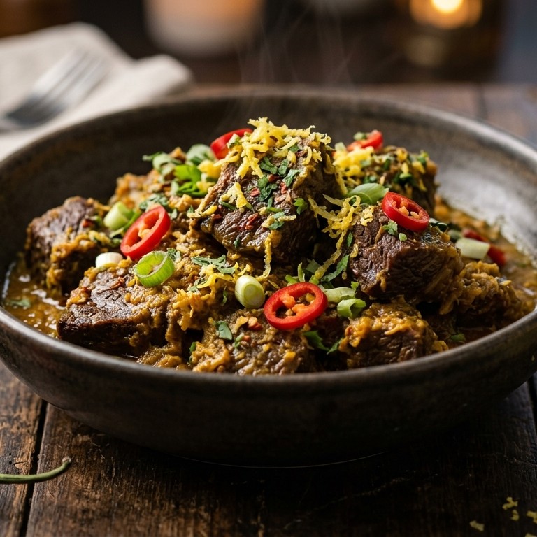 Pittige kokosrunderschotel recept