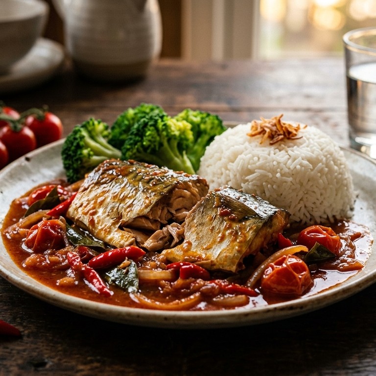 Pittige makreel in tomatensaus recept