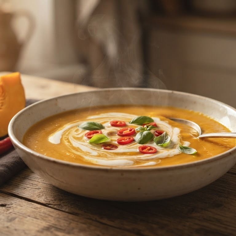 Pittige Pompoensoep recept