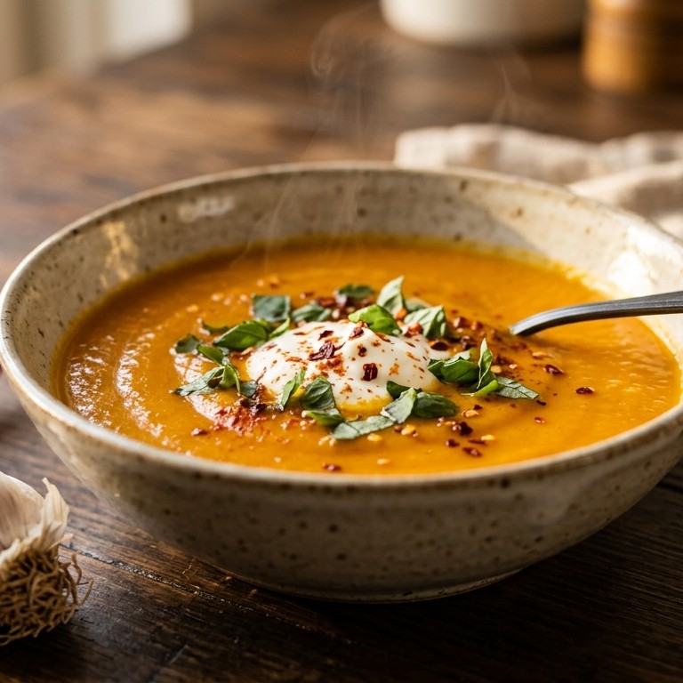 Pittige pompoensoep recept
