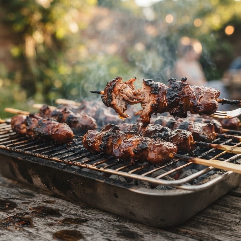 Pittige sate recept