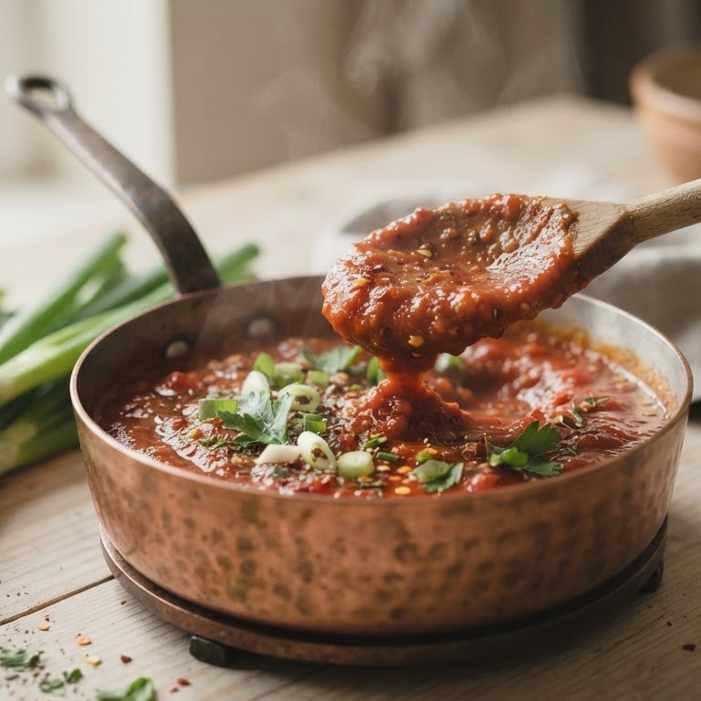 Pittige Tomatensaus recept