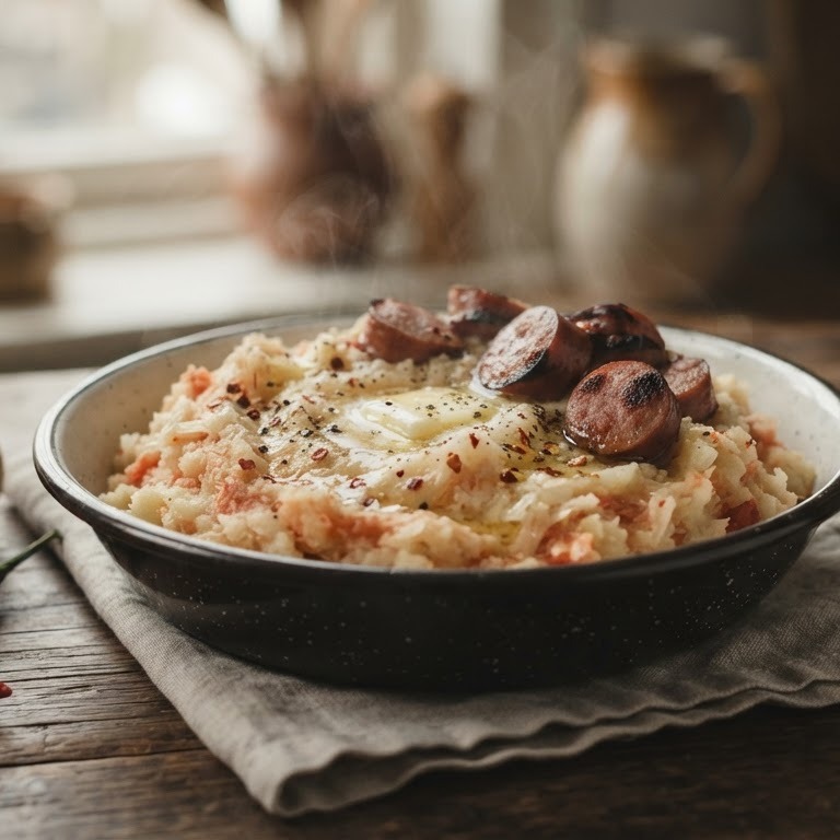 Pittige zuurkool stamppot recept