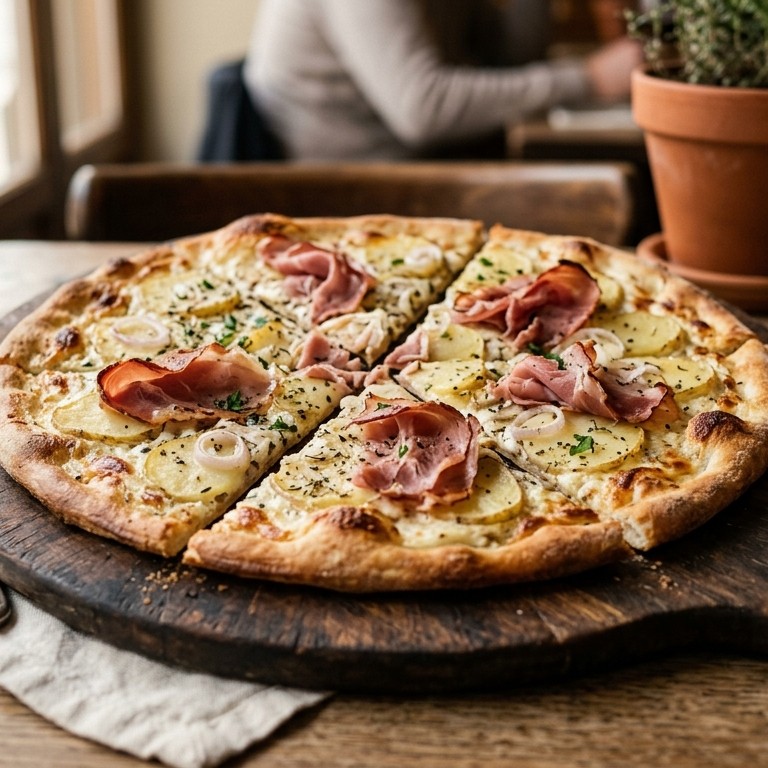 Pizza Auvergnat recept