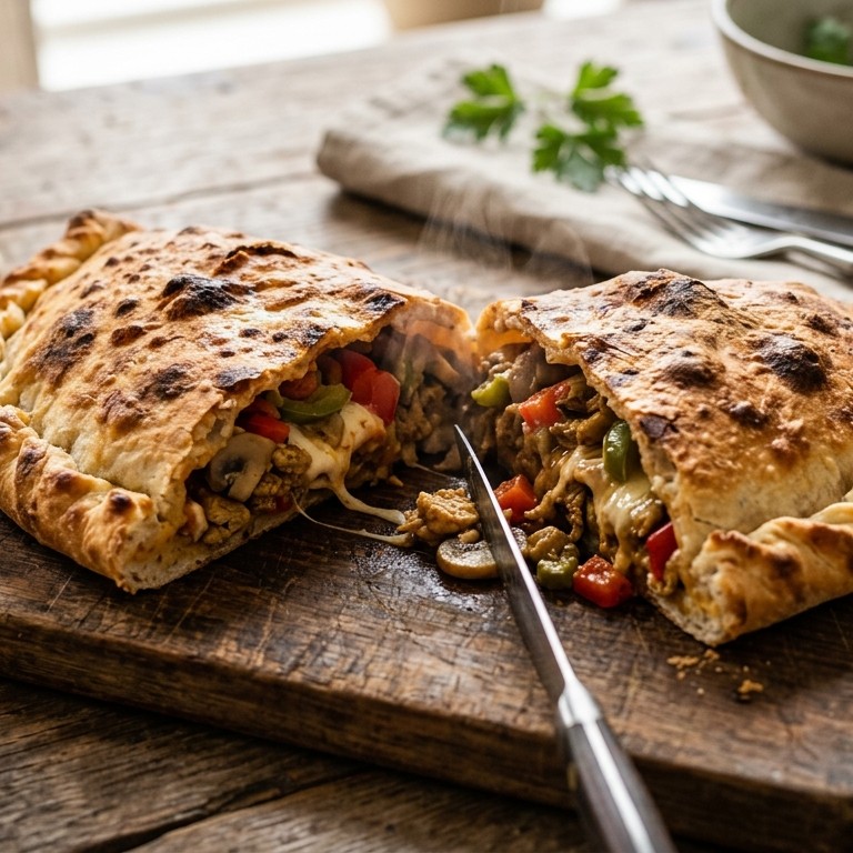 Pizza calzone recept