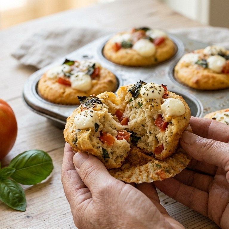 Pizza cupcakes recept