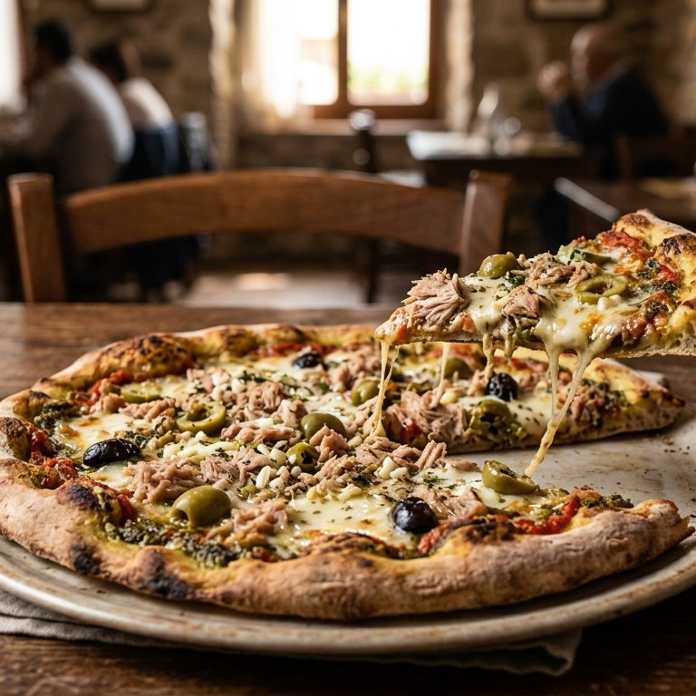 Pizza met tonijn recept