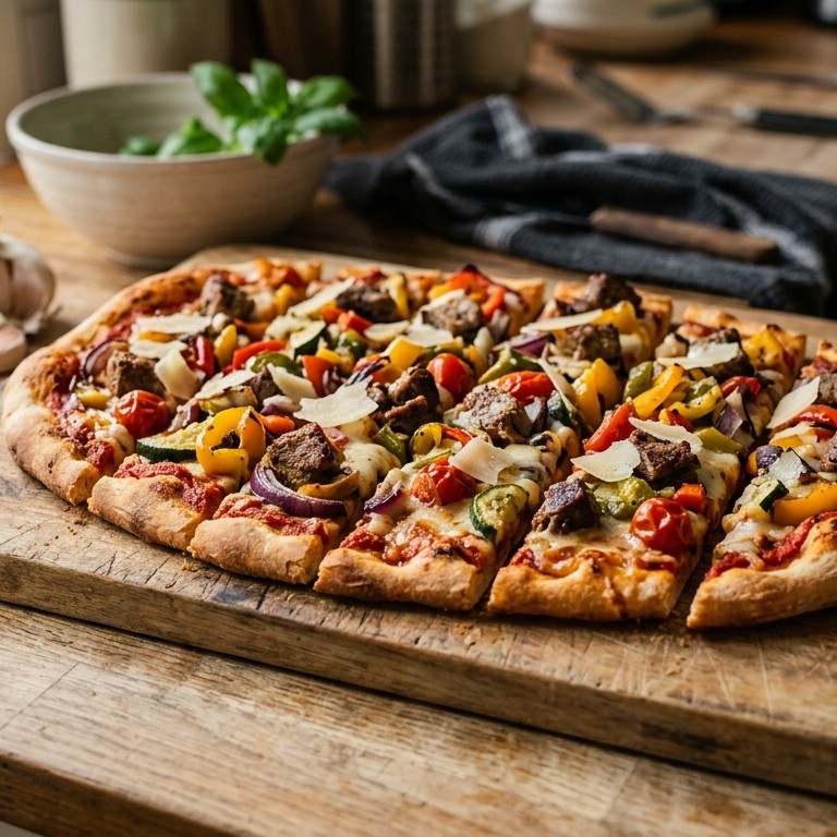 Pizza van Turks brood recept