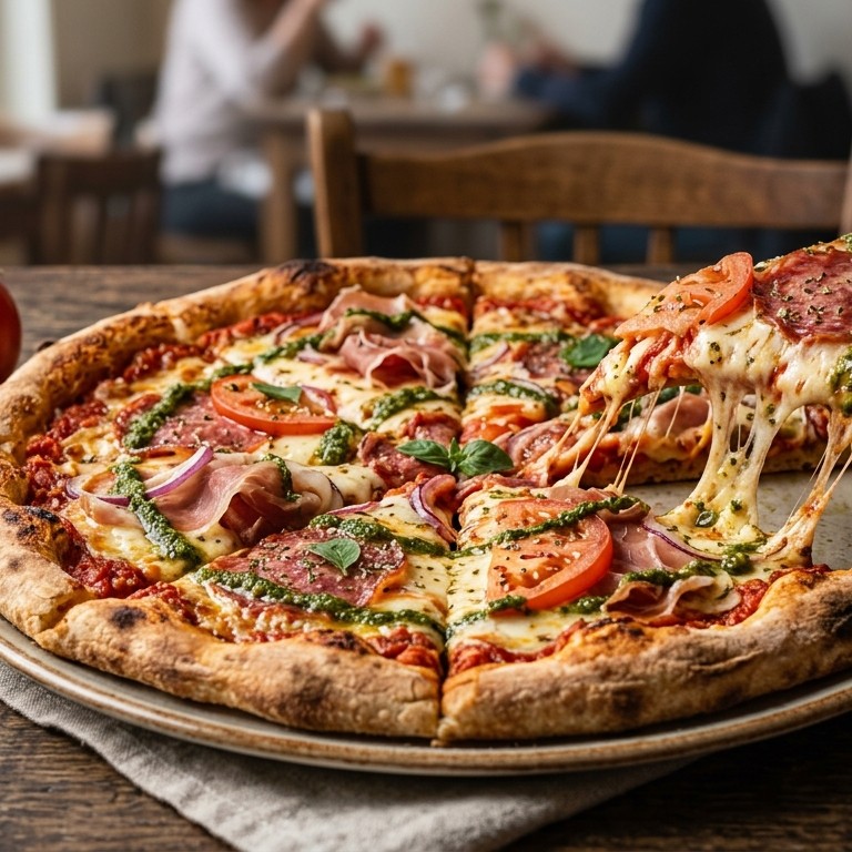 Pizza variatie nr. 1 recept