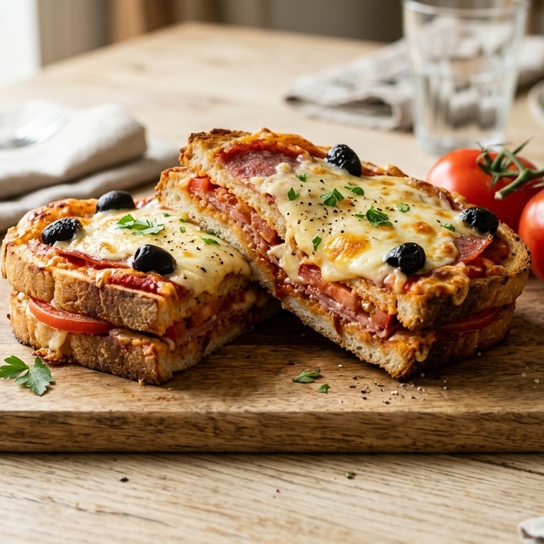 Pizzaboterham recept