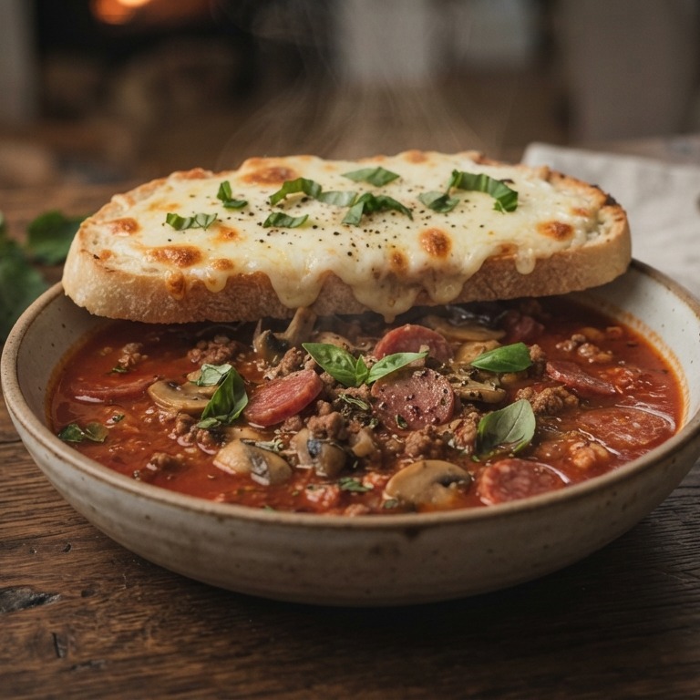 Pizzasoep recept