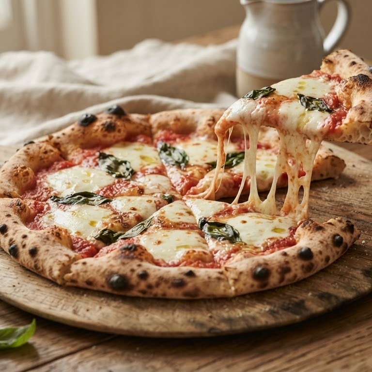 Pizzavulling tomaat, basilicum, mozzarella recept