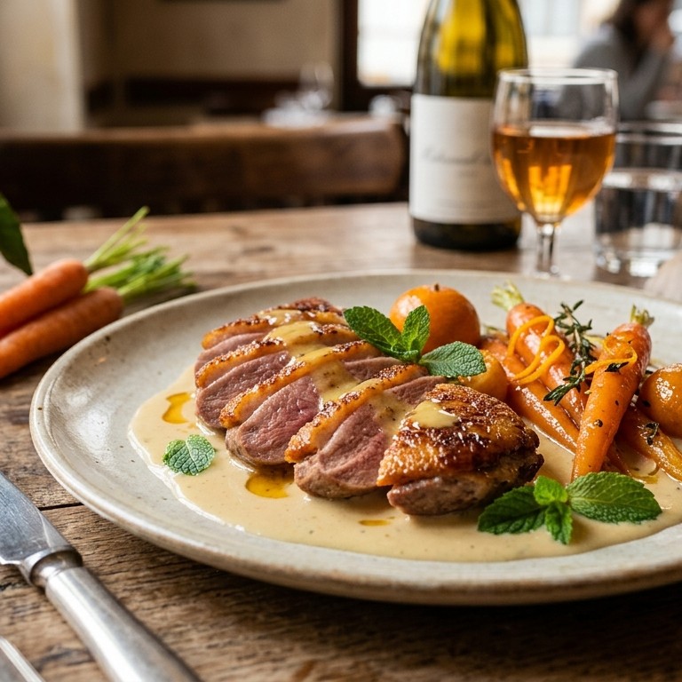 Pluivee Eend met pernod recept