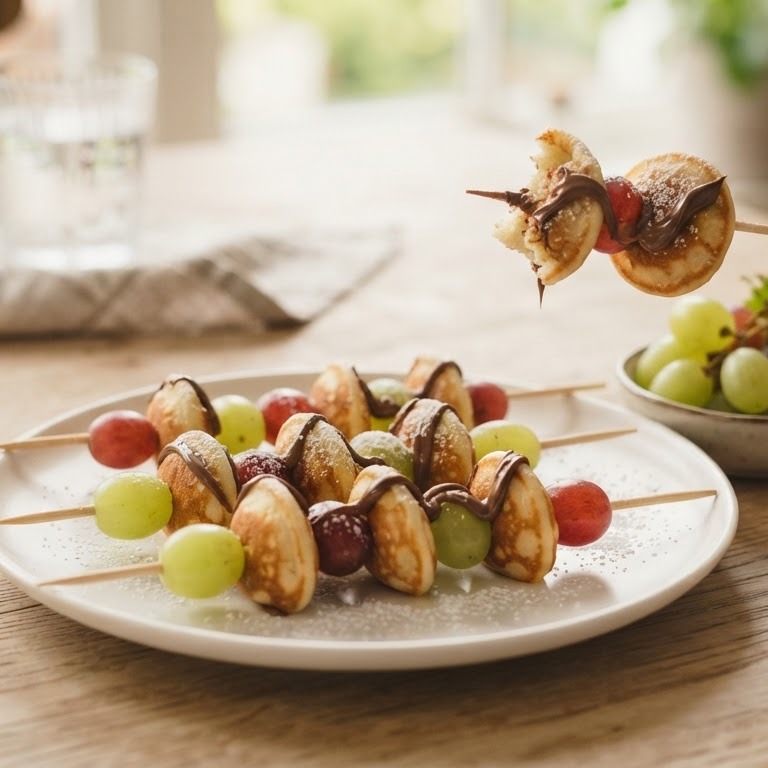 Poffertjesspiesen (kinderrecept) recept