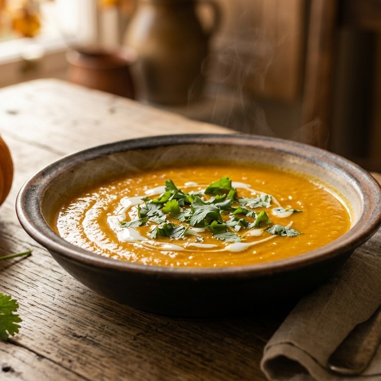 Pompoenmasalasoep recept