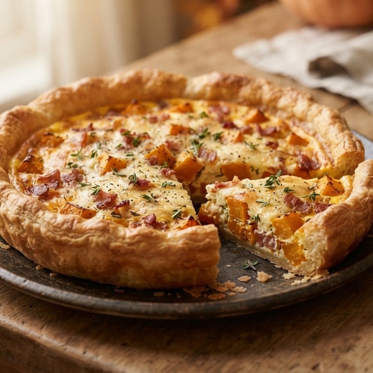 Pompoenquiche recept