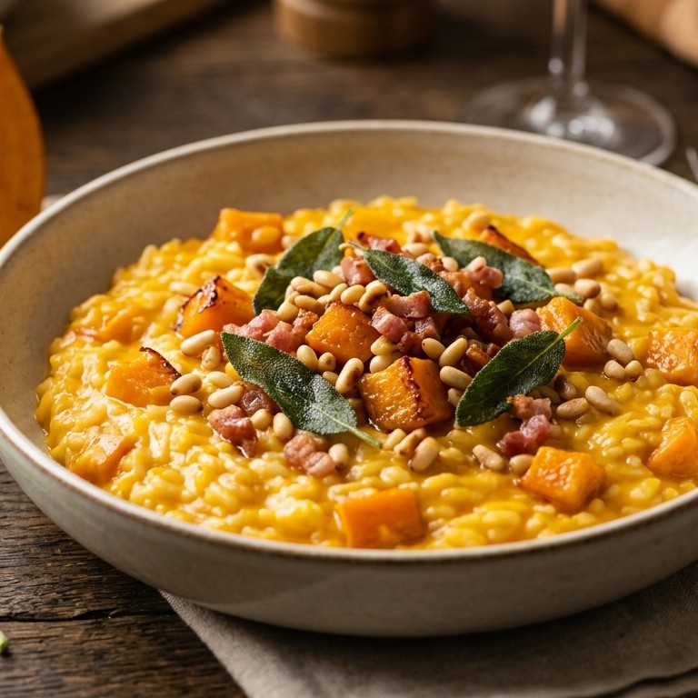Pompoenrissotto recept