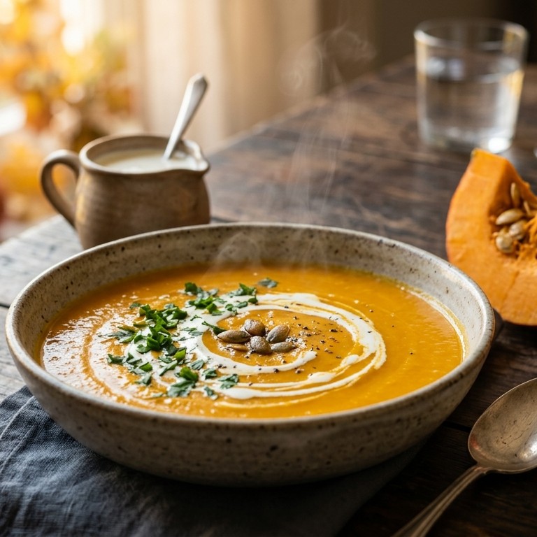 pompoenroomsoep recept