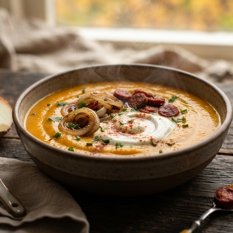Pompoensoep met ui recept