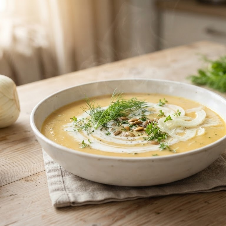 Pompoensoep met venkel recept
