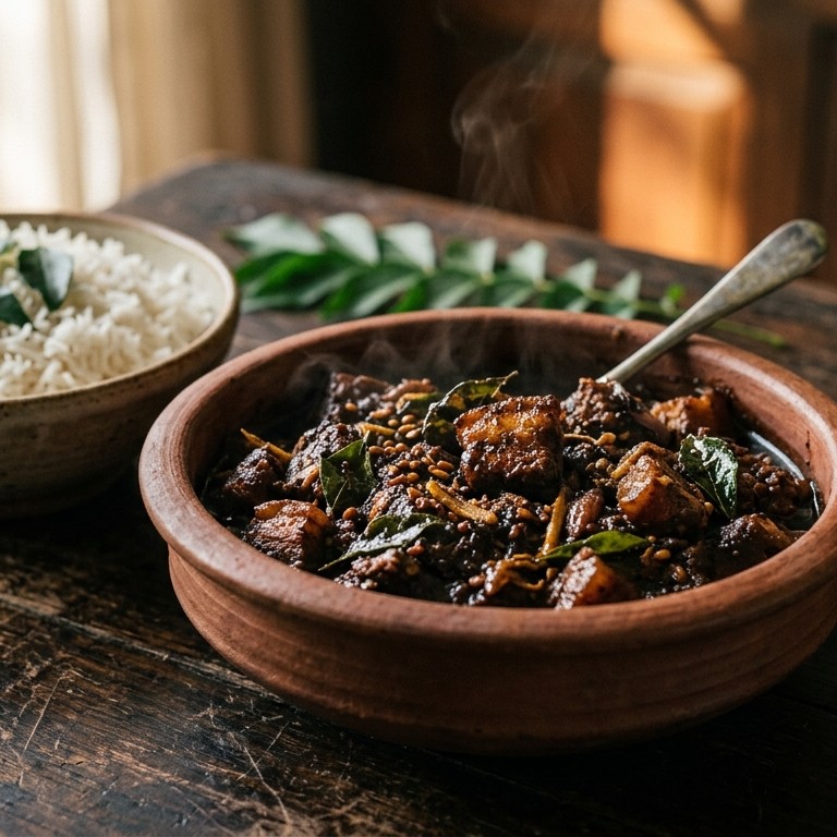 Pork badun (Varkenscurry) recept
