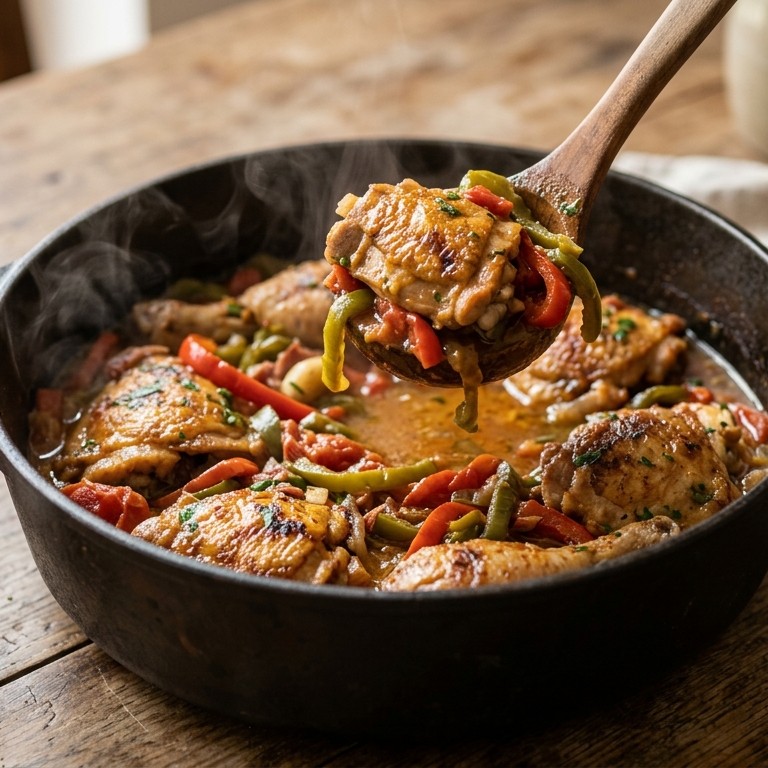 Poulet a la Basquaise recept