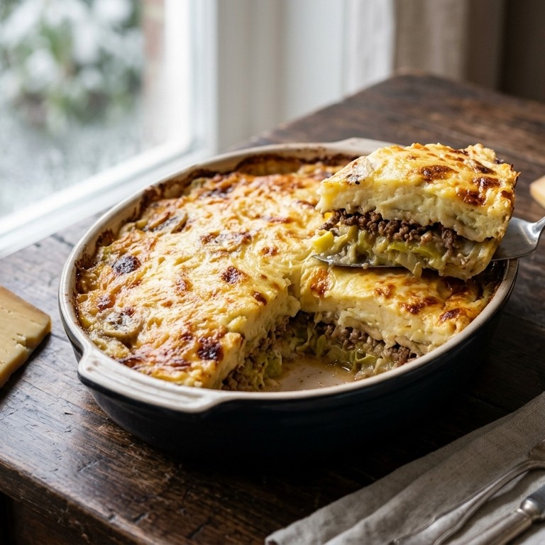 Prei-banaanschotel recept