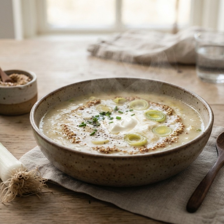 Prei-mosterdsoep recept