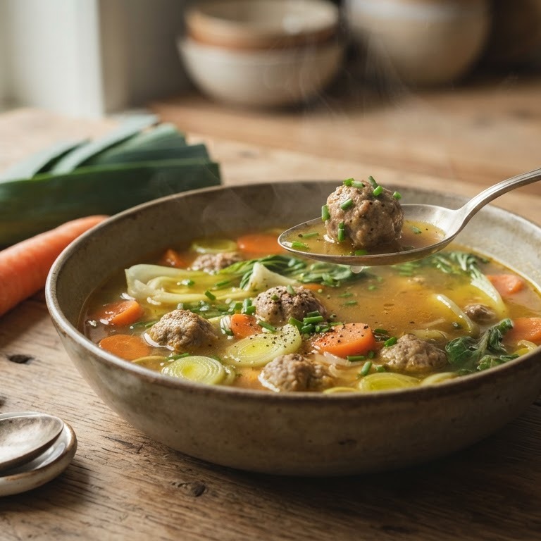 Prei-wortelsoep recept