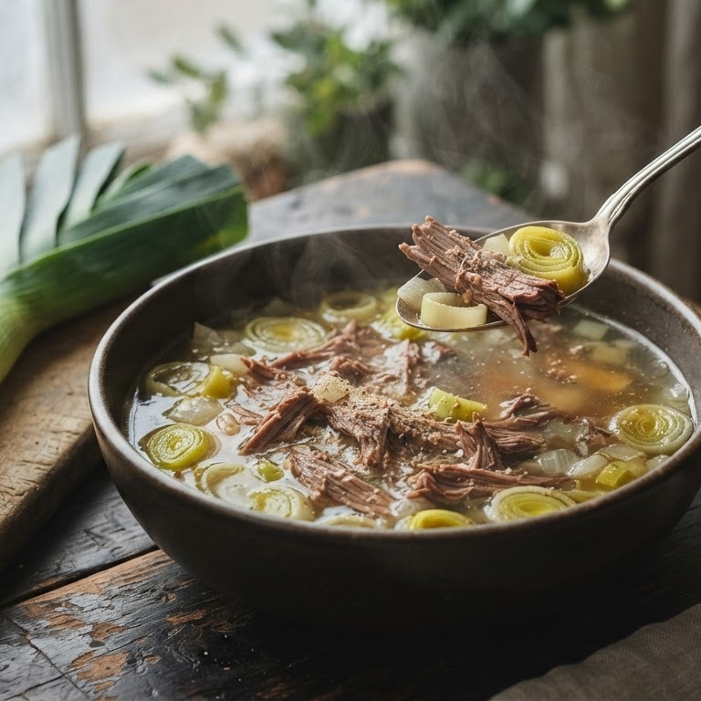 Preisoep met soepvlees recept