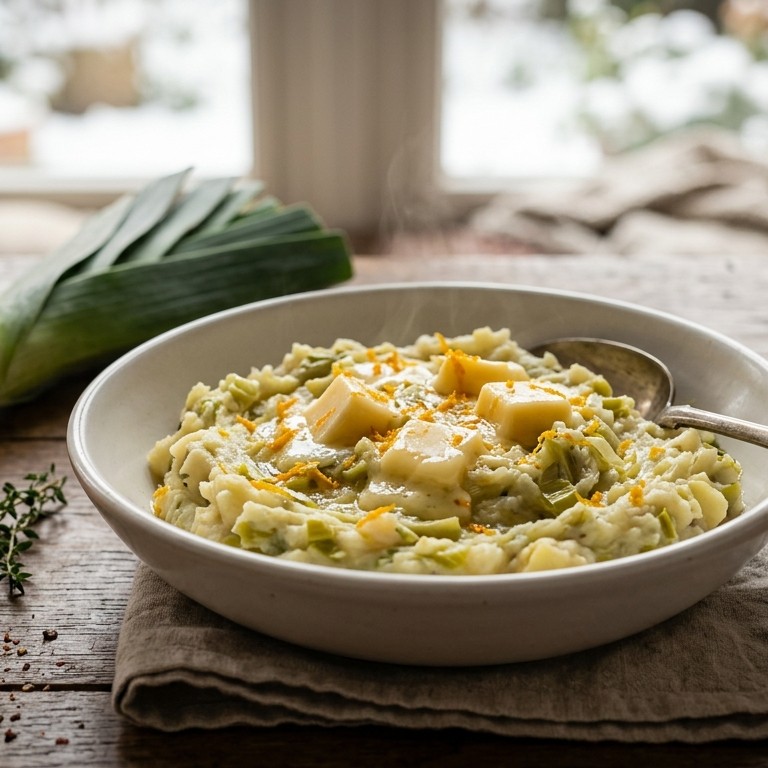 Preistampot met kaas en sinaasappel recept
