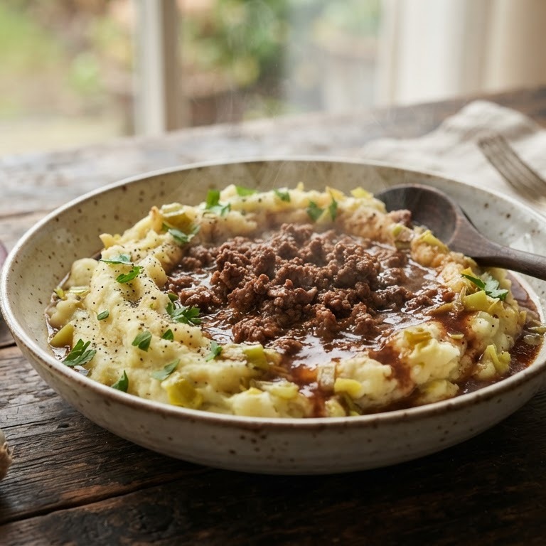 Preistamppot  met gehakt recept