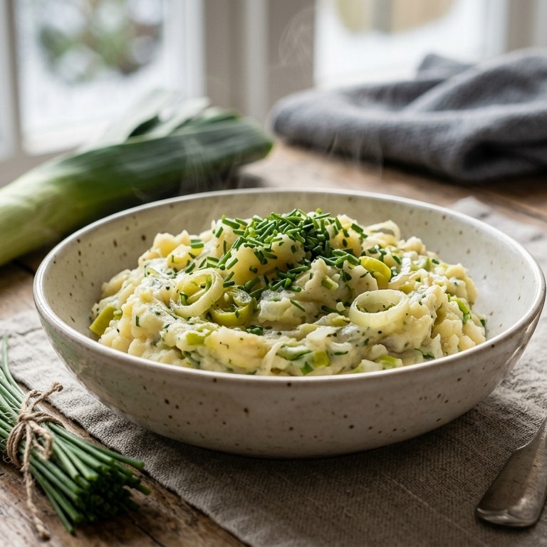 Preistamppot met roomkaas recept