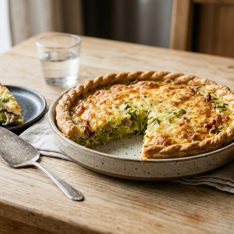 Preitaart met oude kaas recept
