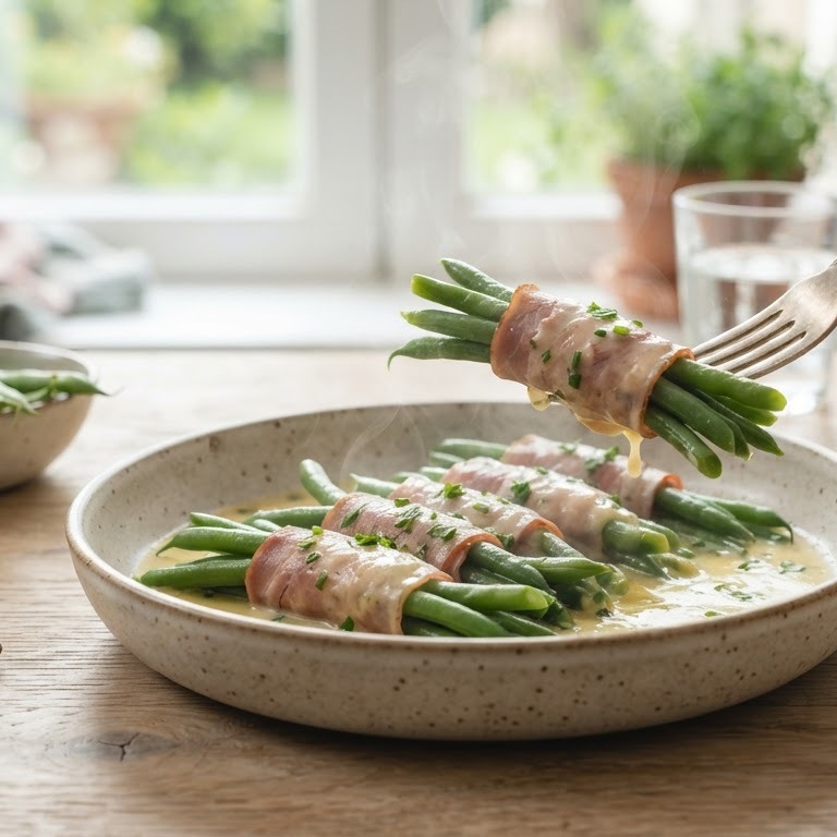 Prinsessenbonen met hesp recept