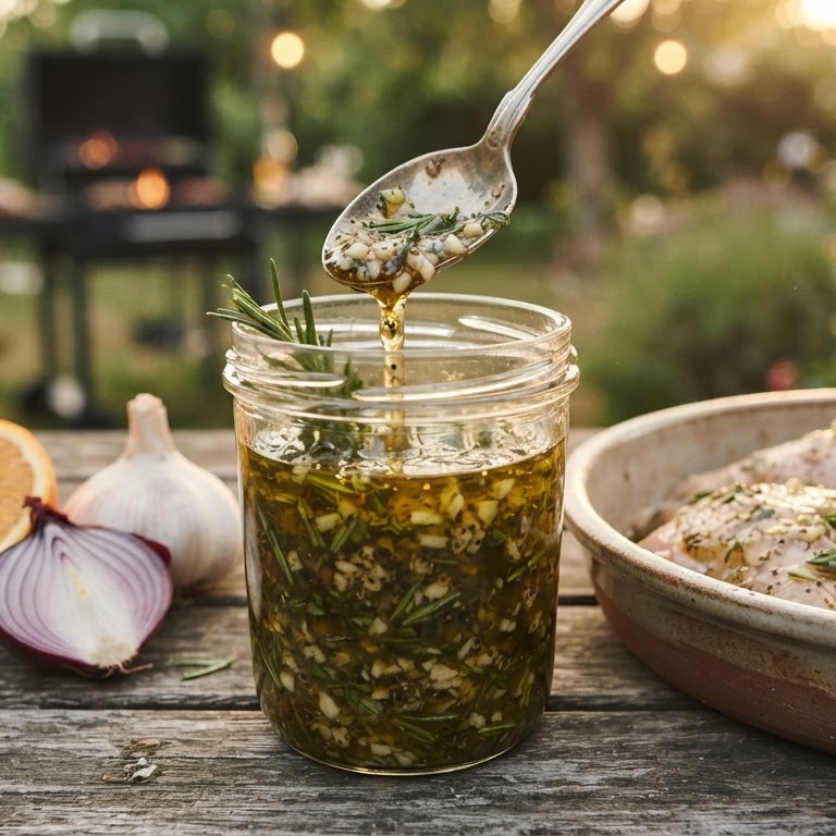 Provencaalse marinade (bbq) recept