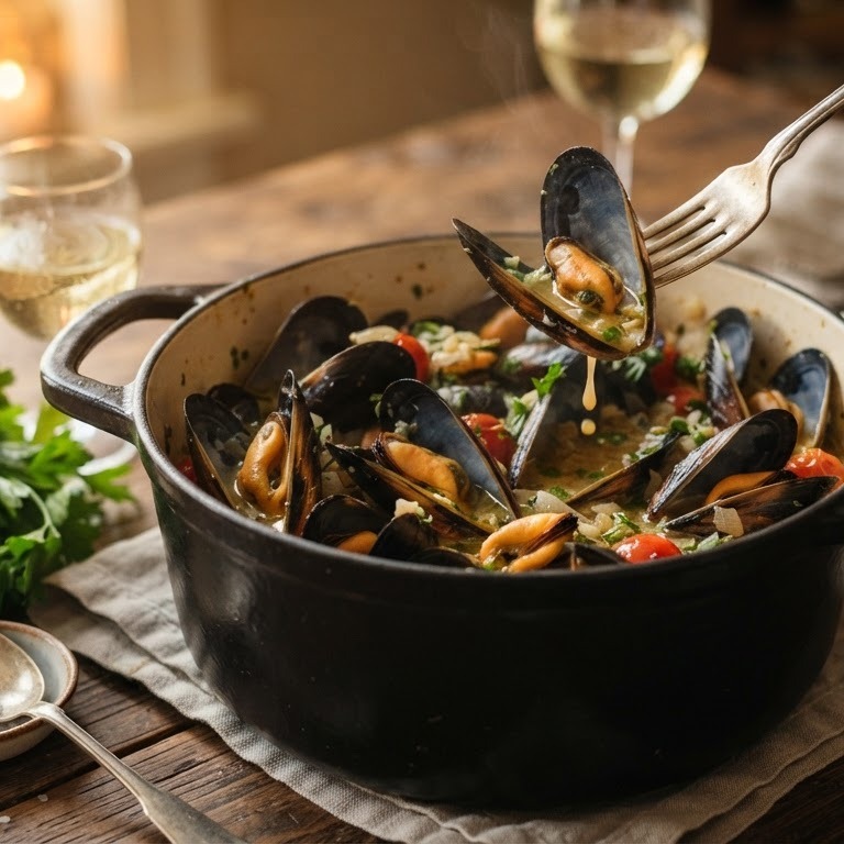 Provencaalse mosselen recept